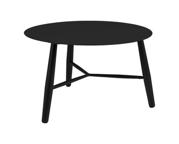 Vannes Soffbord Ø75 Svart Brafab