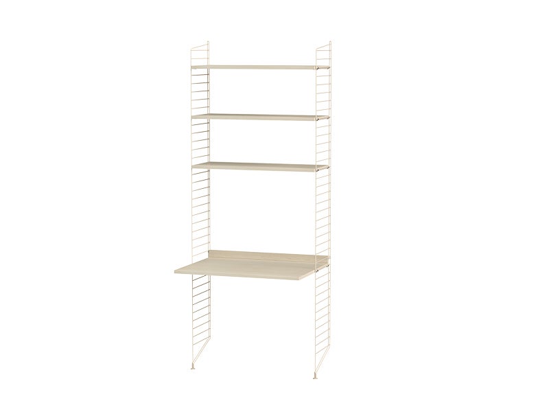 String Kombination Skrivbord A Ask / Beige