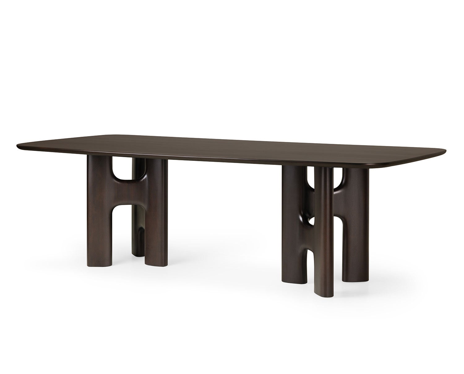 Ethnicraft-Flow-Dining-Table-250-Rose-Brown-Mahogny-1