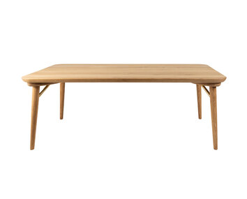 Wave Soffbord i rektangulärt utförande tillverkat i ek i ytbehandling C4