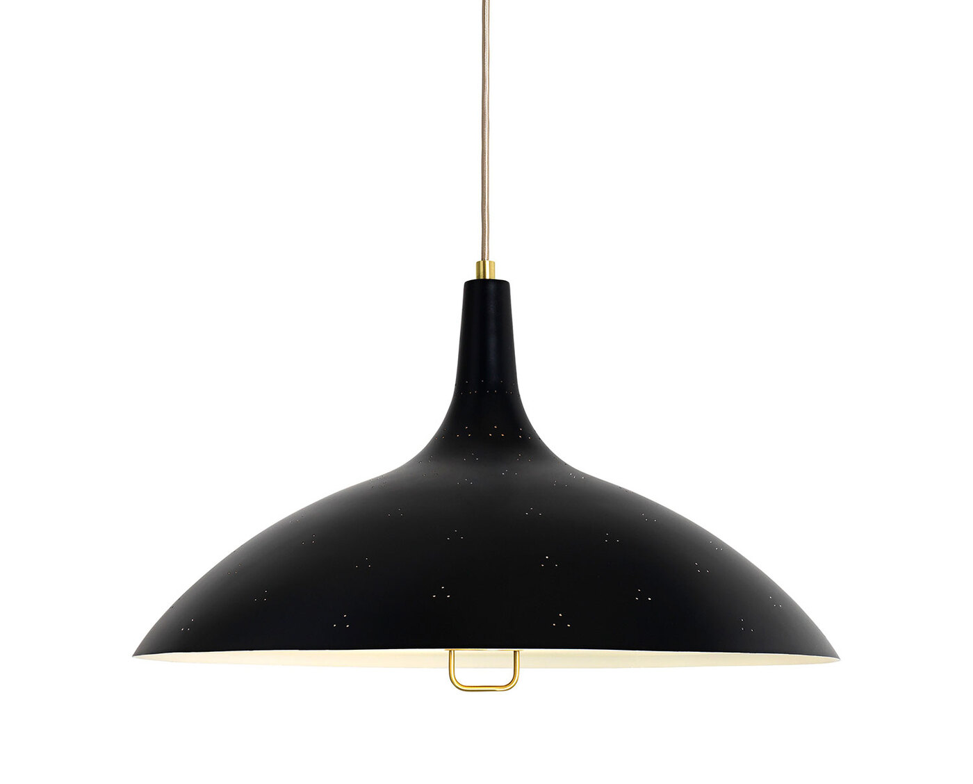 1965 Pendel | Mässing, Svart