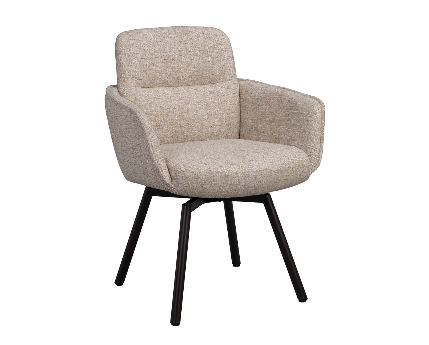 Roswell Karmstol | Ljusbeige/Brun