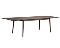 Tyler Matbord 180x90 Brun Ek med tilläggsskivor på varje kortsida