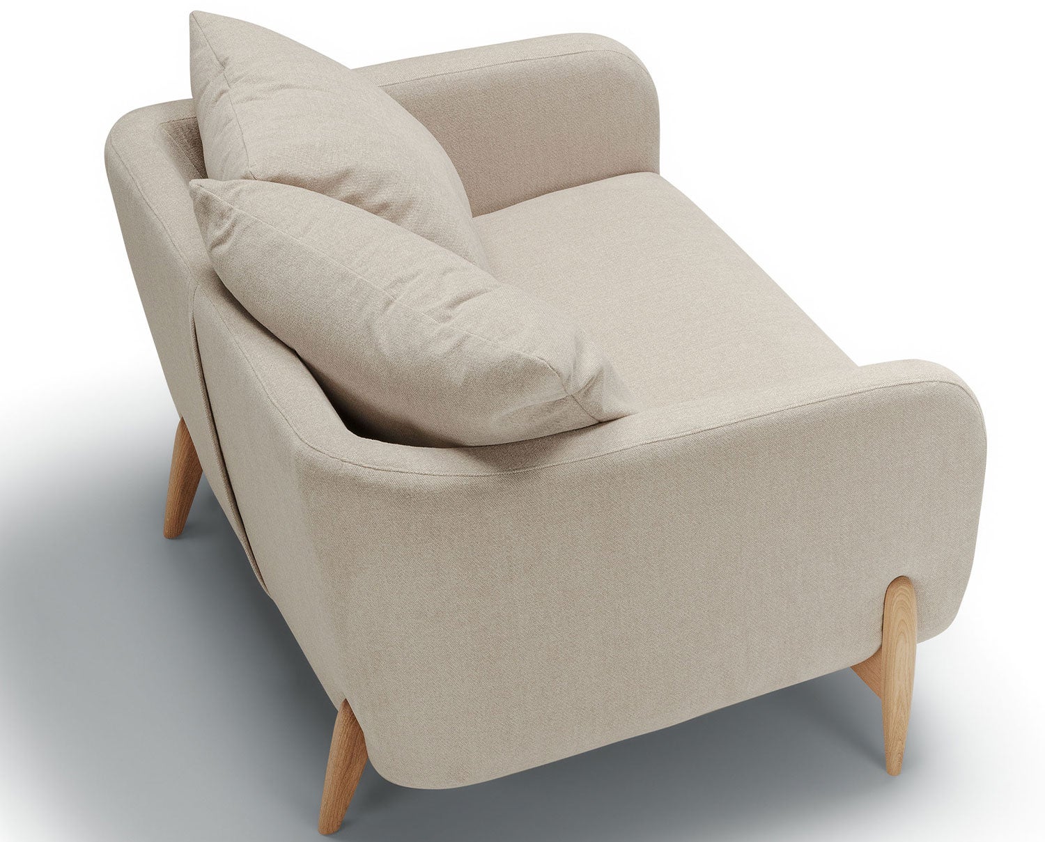 Jenny Fåtölj Wide i tyget Stipa 4 Natural