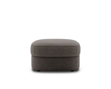 New_Works_43710_Covent_Pouf_small_65x65_Nevotex_Barnum_Dark_Taupe_10_Front