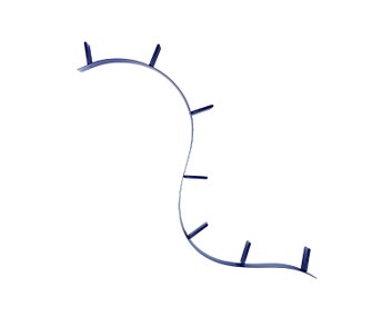 Bookworm Bokhylla 7 Koboltblå