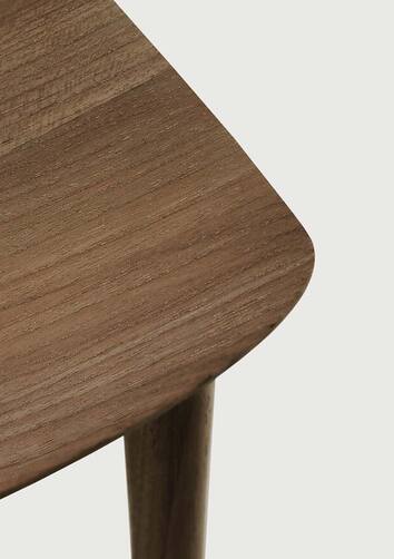 Bok Stol i teak med träsits