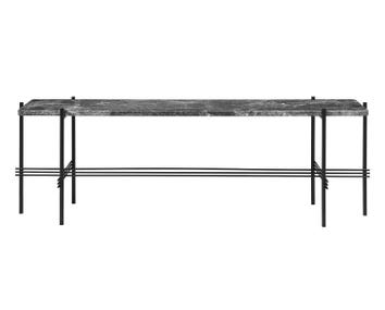 TS Console low i Svart/ grå marmor