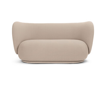 Rico Soffa 2-sits i tyget Grain Cashmere
