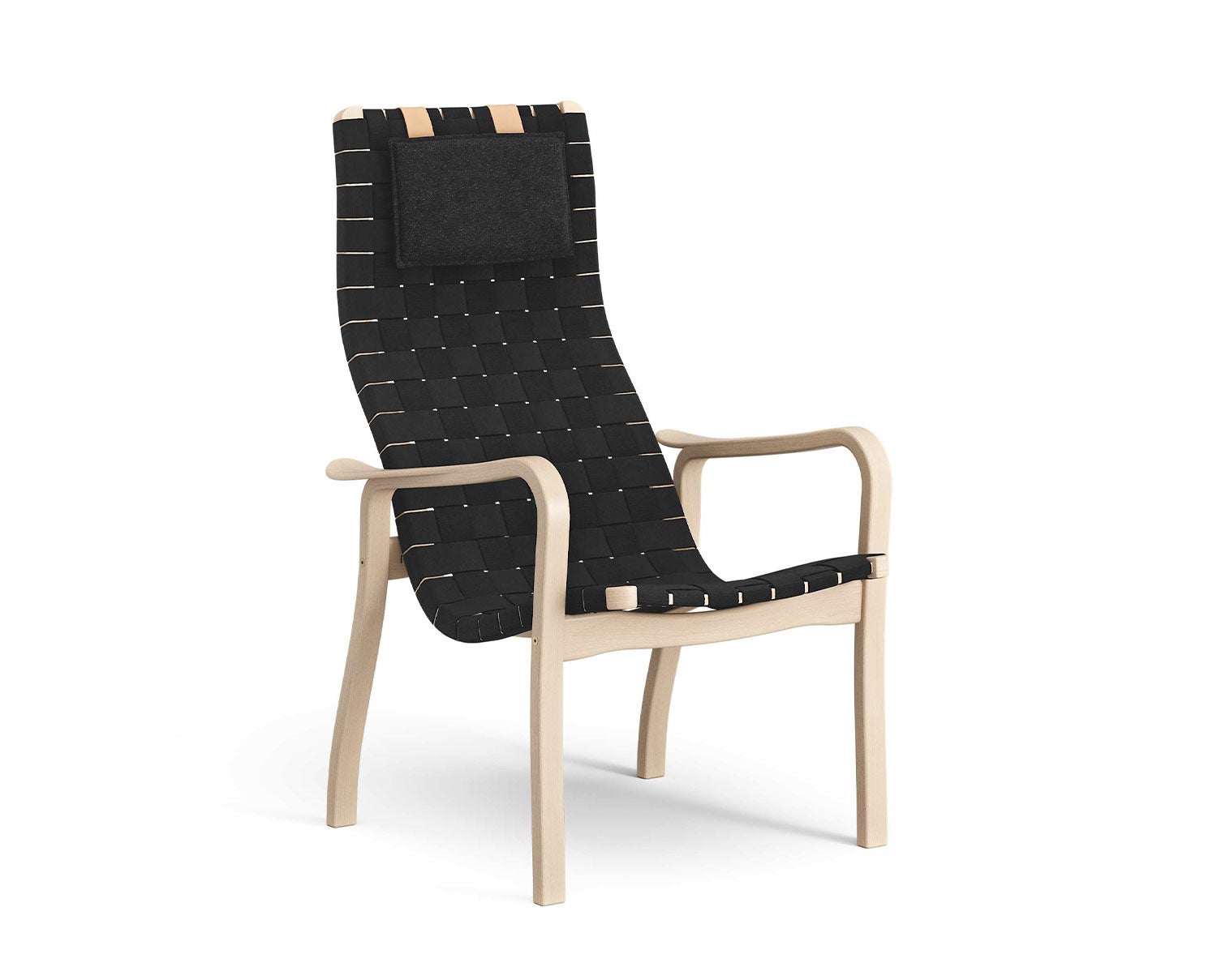Swedese-Primo-High-Varnished-Beech-Saddle-Girth-Black