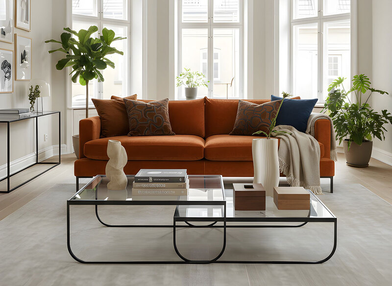 Wind-sofa-Nineteen23-orange-lifestyle-livingroom