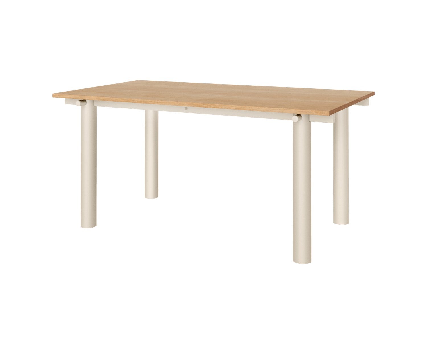 Ferm-Living-Atura-Matbord-160x90-Light-Cashmere-Natural-Oak-2c