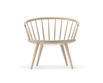 Arka loungestol i ljus mattlackad ek | StolAB