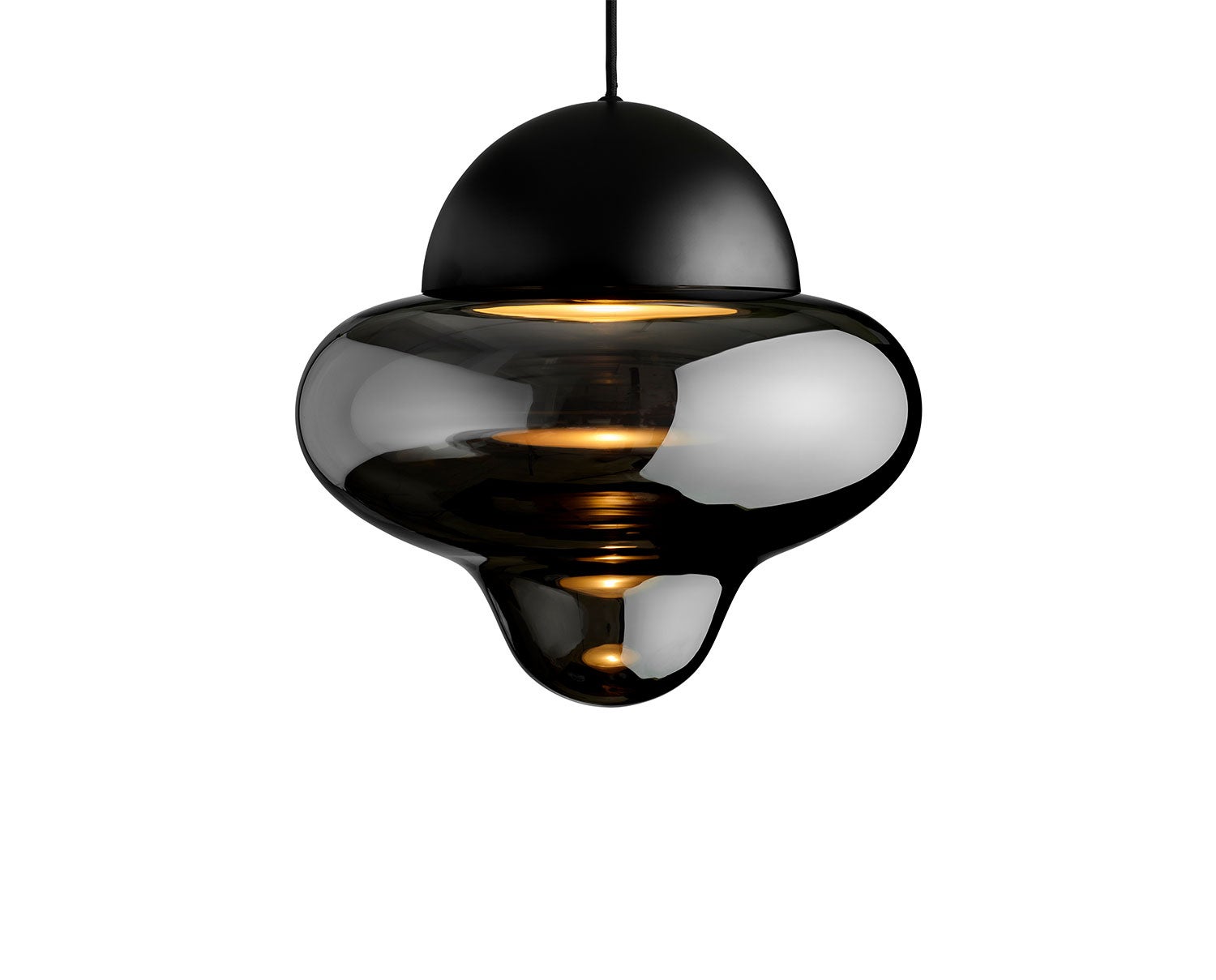 Nutty XL Smoke Glass Black