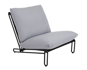 Blixt Fåtölj Svart / Grå Brafab