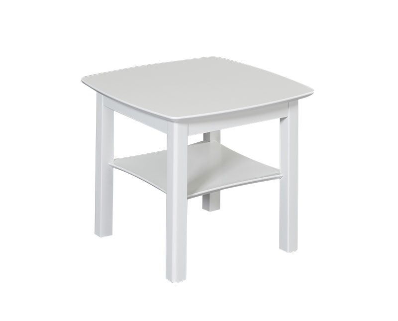 Marathon Fåtöljbord 55 | Vitlack