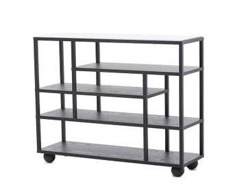 Show Hylla Svart Ek Carrara Marmor