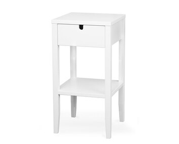 Klinte Sängbord Vitlack