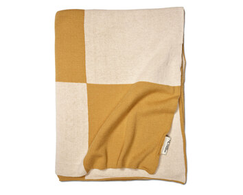 Square pläd från Classic Collection i färg gul