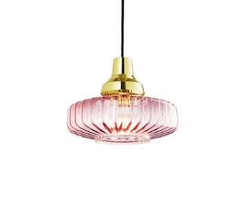 New wave pendel guld rose