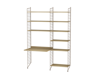 String kombination arbetsplats B Ek/ Brun