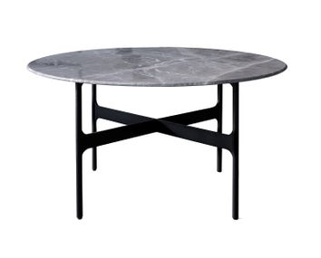 Floema-Matbord-Ø140-Grå-Marmor