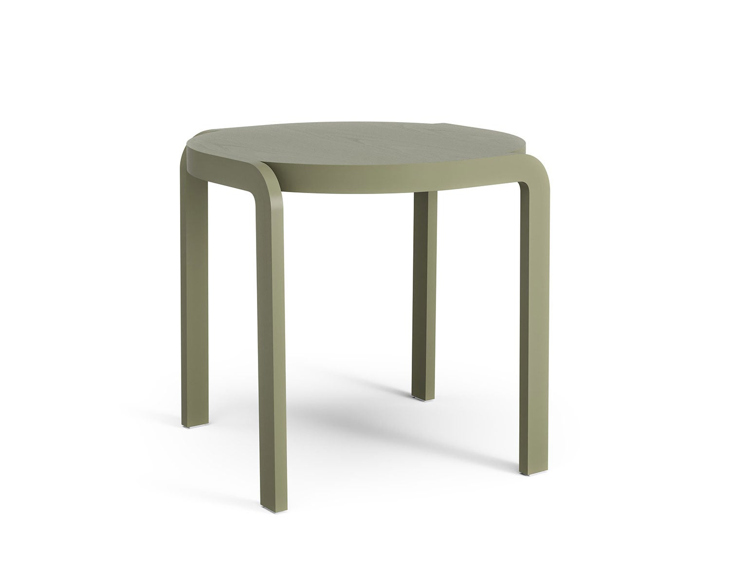 Swedese-Spin-Lounge-Table-D55-Moss-Green-Ash