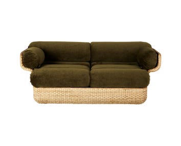 Basket Soffa 2-sits i tyget Chenille Mumble 40