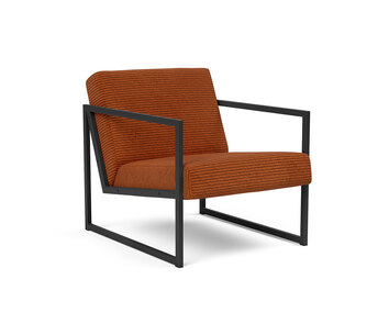 Vikko Fåtölj med armstöd i tyget 597 Corduroy Burnt Orange