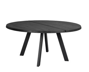 Fred matbord Ø160 cm i svart