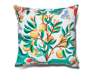 Botanical Orange white cushion Classic Collection
