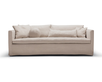 Sits Lill 3-Sits soffa Loose Cover Caleido 3790 Light beige