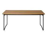 Bord B31 170 i oljad ek med svart stativ