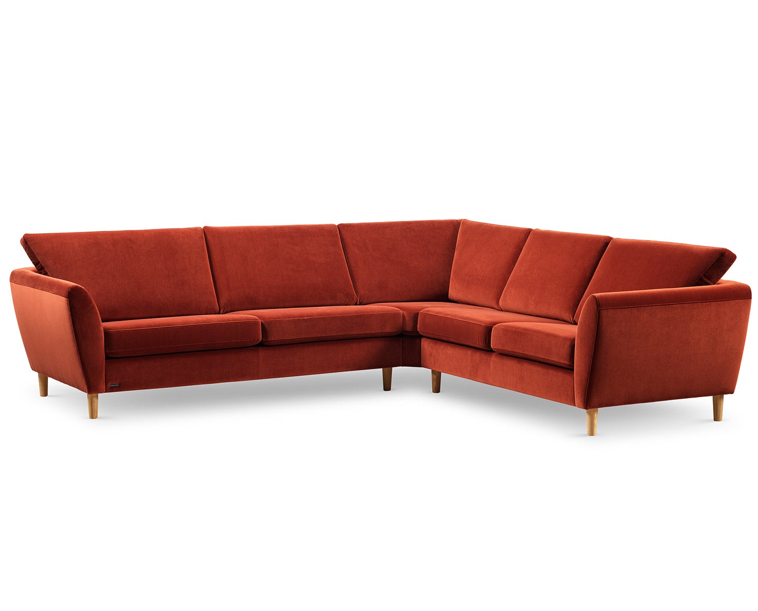 Olivia Hörnsoffa i tyget Abby Rust