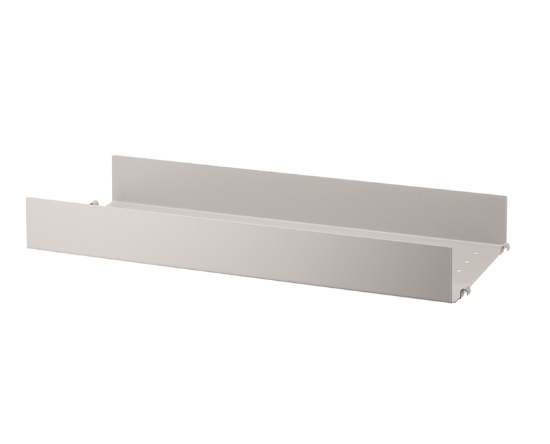 String Metall Hyllplan Hög 58x20 Beige