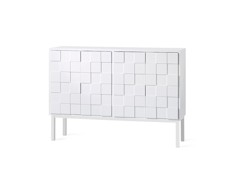 Collect 2010 Skåp Lågt Vit / Vit