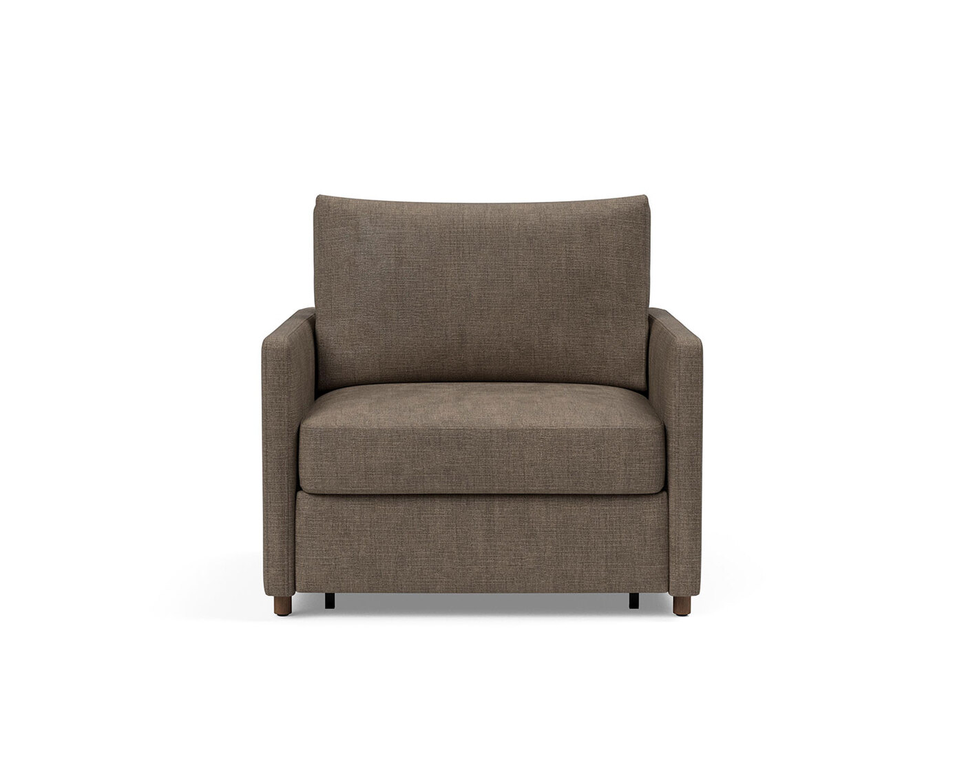 Neah Fåtölj med Slim armstöd i tyget 411 Esina Cedar Brown