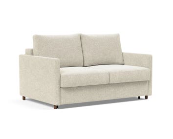 Neah Bäddsoffa 140 med Slim armstöd i tyget 357 Taura Off White