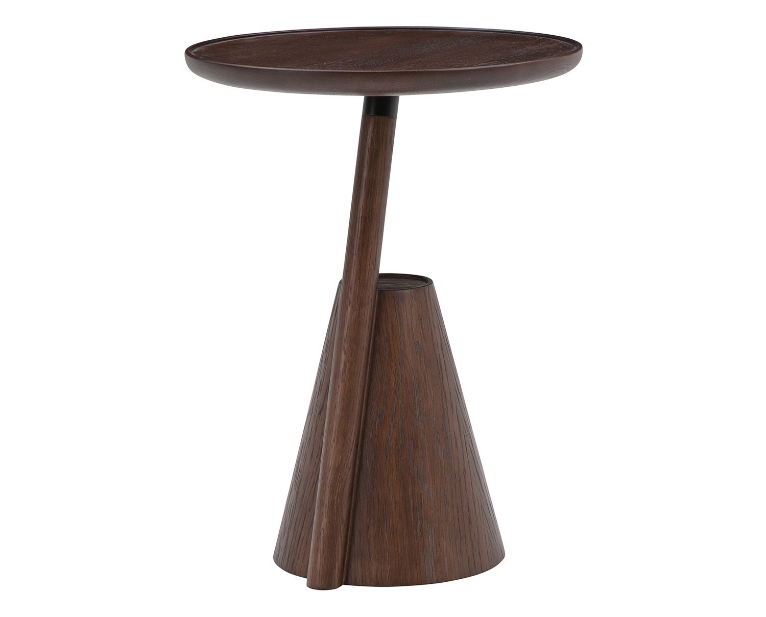 Mate Sidobord 38 Brunbetsad Ek