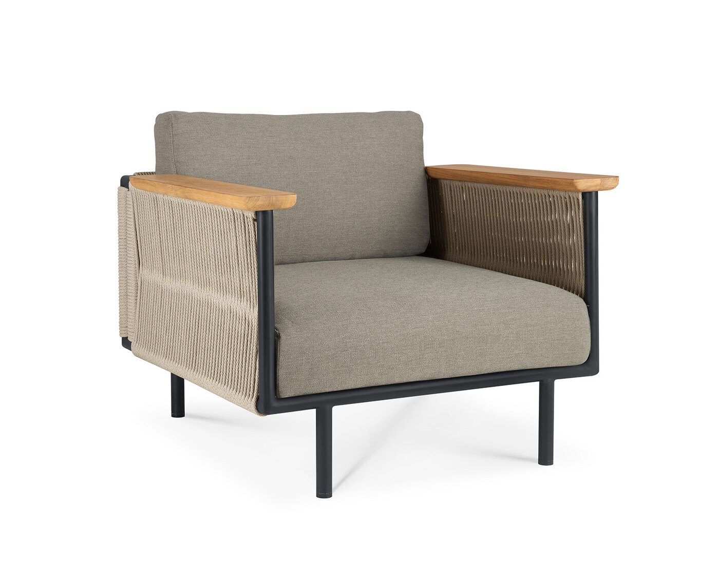 Corbey Outdoor Loungefåtölj i tyget Silt