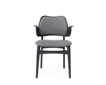 Gesture stol Svart BS Grey Melange m rygg