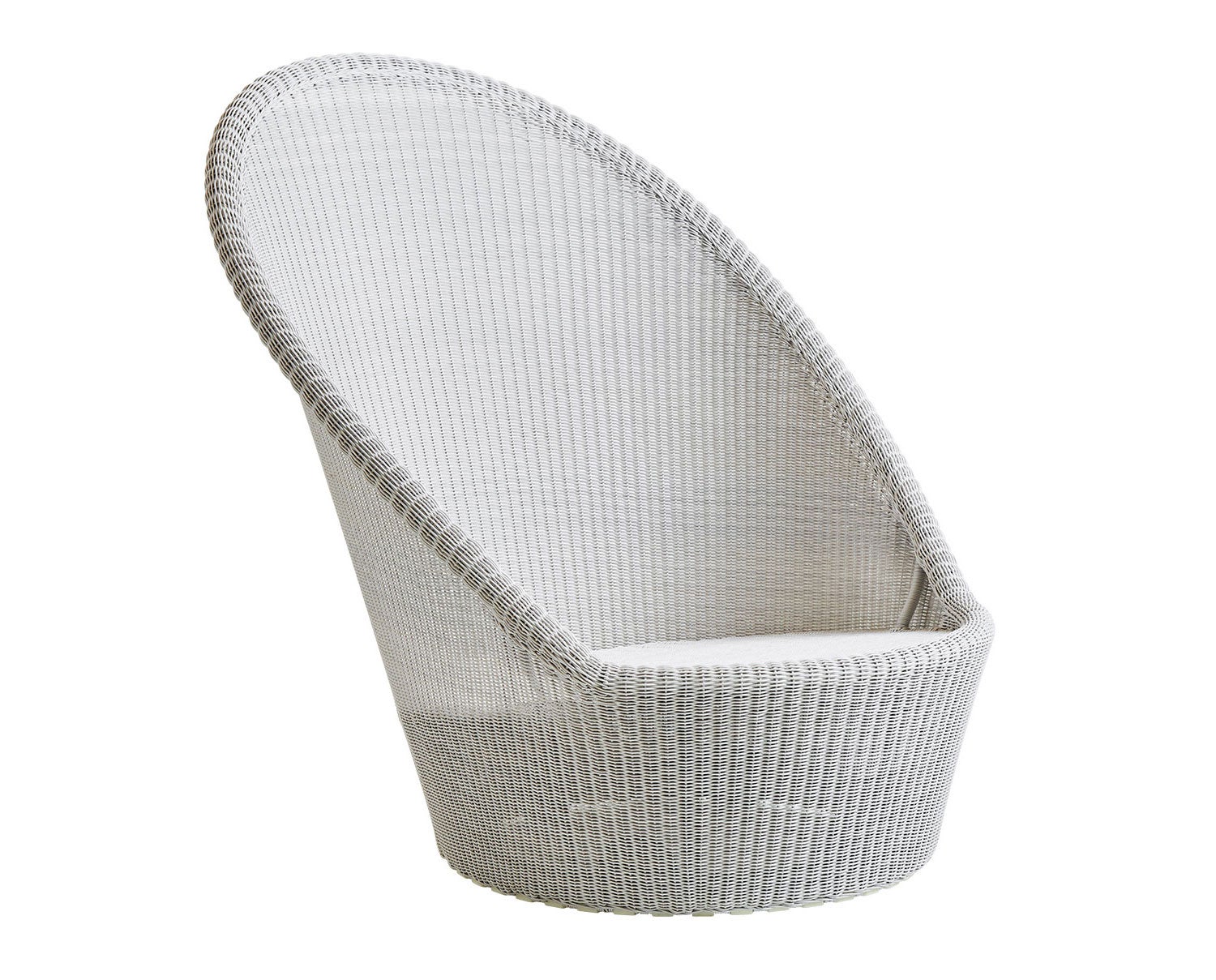 Kingston solstol white-grey från Cane-line
