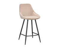 Sierra barstol beige sammet | Rowico