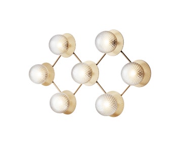 Nuura-Liila-7-Wall-Lamp-Nordic-Gold-Optic-Clear