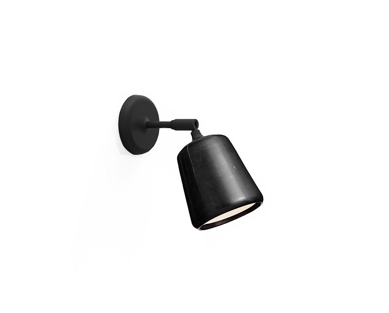 Material-Wall-Lamp-Black-Marble-Grey-Background