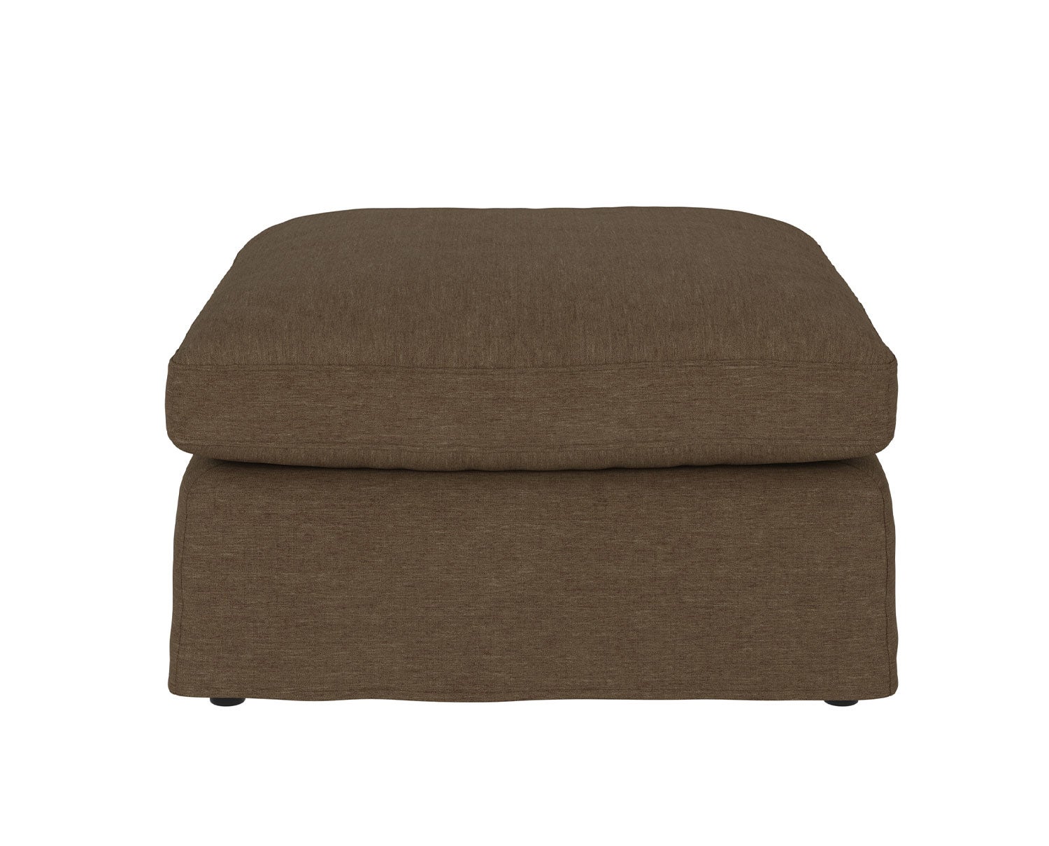 Peyton Fotpall i tyget Ursula 514 Grön-Brun