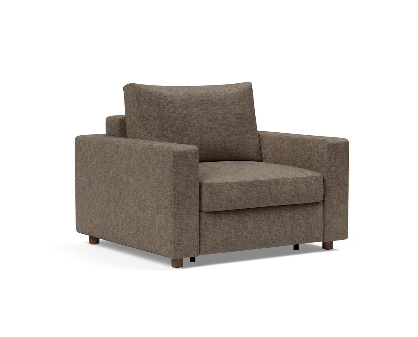 Neah Fåtölj med Standard armstöd i tyget 411 Esina Cedar Brown