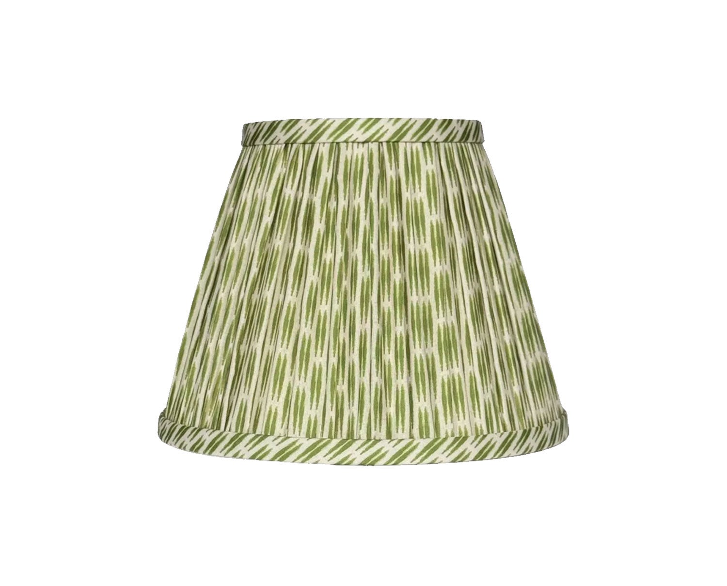 Shade ikat green pleated large, House of Firefly