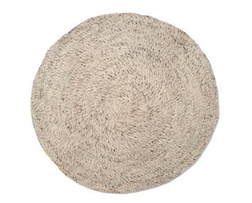 Merino Matta Rund Naturbeige