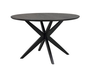 Calverton-Matbord-D120-Svartbetsad-Ek